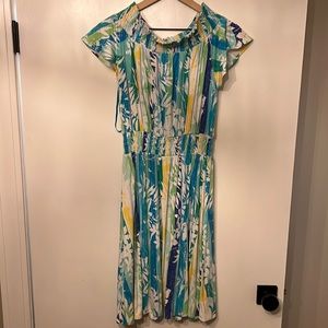 Tori Richard off shoulder dress
